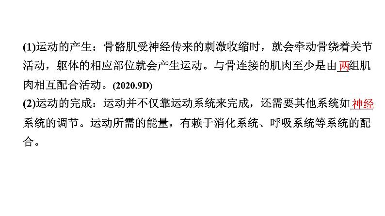 2024江西中考生物二轮中考考点研究 主题六 动物的运动和行为 课件06