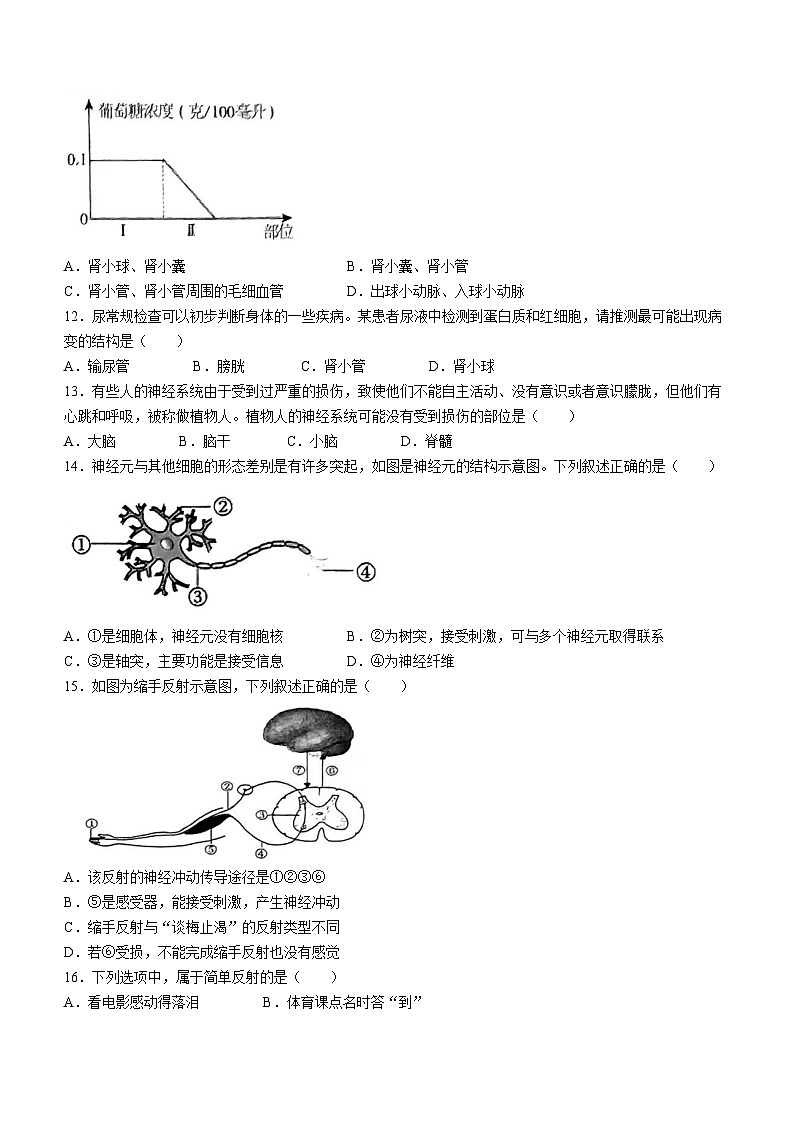 江西省南昌市2023-2024学年七年级下学期6月期末生物试题03