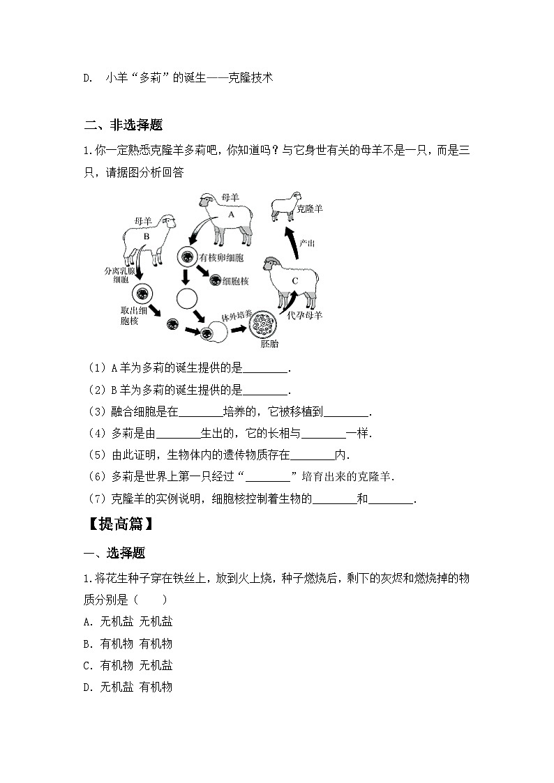 【核心素养目标】人教版初中生物七年级上册1.2.4《细胞的生活》 课件+视频+教学设计+同步分层练习（含答案）02