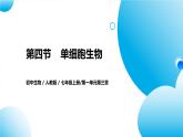 【核心素养目标】人教版初中生物七年级上册1.3.4《单细胞生物》 课件+视频+教学设计+同步分层练习（含答案）