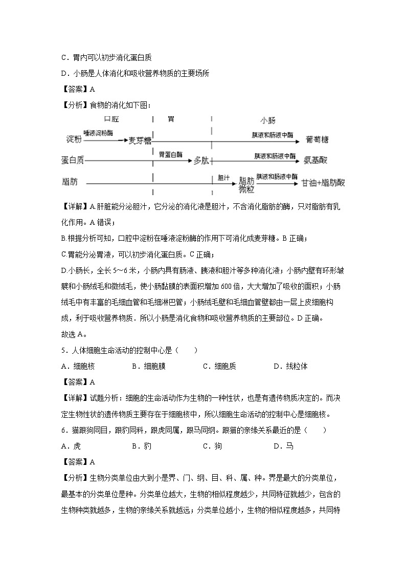[生物]卷03-[临考满分]2024年中考临考模拟满分卷（天津卷）（解析版）第3页