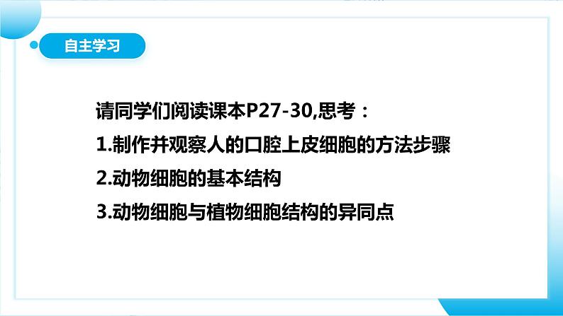 【核心素养目标】人教版初中生物七年级上册1.2.3《动物细胞》 课件+视频+教学设计+同步分层练习（含答案）05