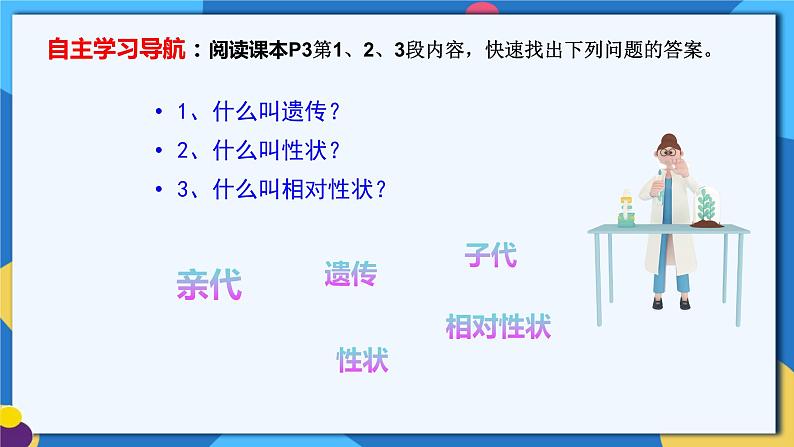 苏科版生物八年级下册 22.1 生物的遗传（第1课时）课件第7页