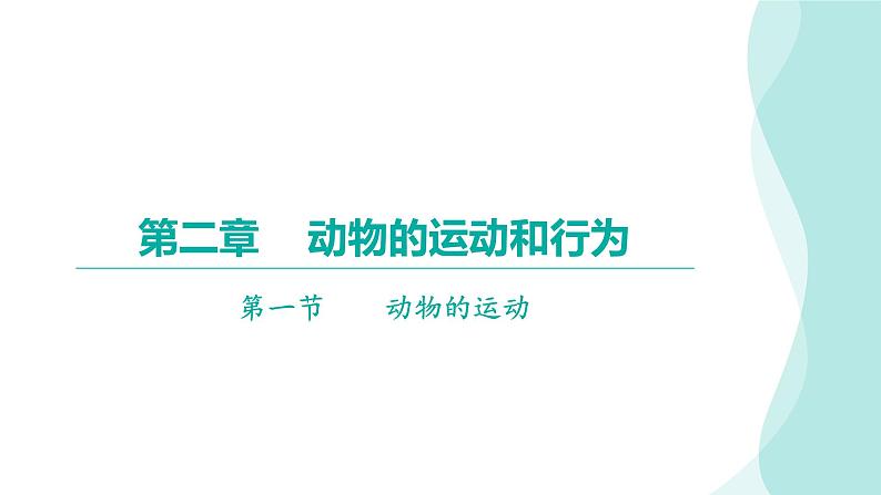 5.2.1动物的运动课件2024年初中秋季人教版生物八年级上册第1页