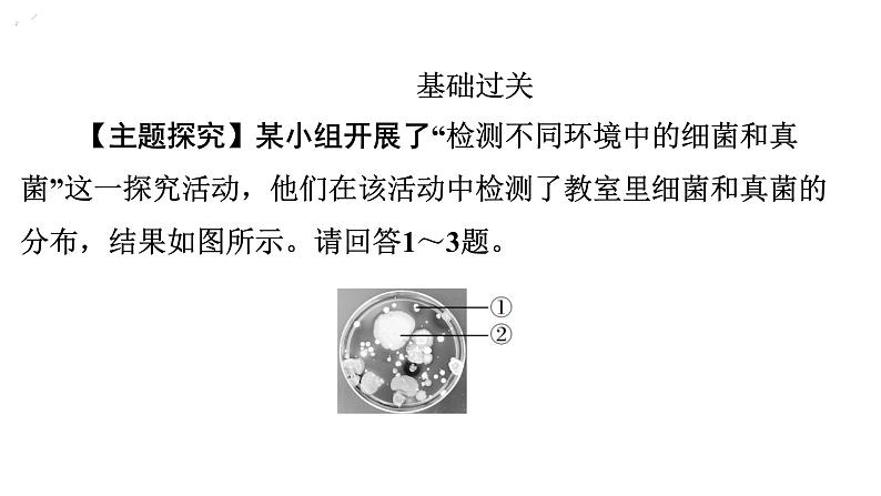 5.4.1细菌和真菌的分布习题课件2024年初中秋季人教版生物八年级上册第2页