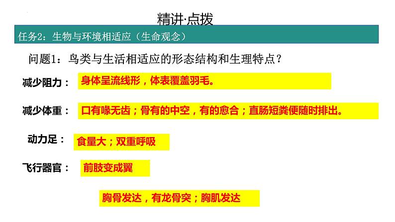 2.2.2动物的类群+-脊椎动物复习课件2024年初中秋季济南版生物七年级上册04