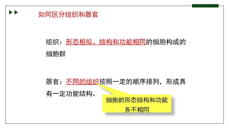 济南版 初中生物七年级上册1.2.3生物体在结构和功能上是一个统一整体课件+视频07