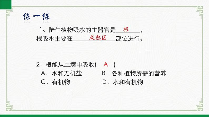 3.4.3吸收作用（课件+教案）北师大版 七上 - 副本08