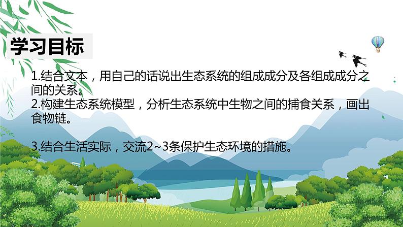 1.2.2生物与环境组成生态系统（第一课时）教学课件-2023-2024学年人教版七年级生物上册03