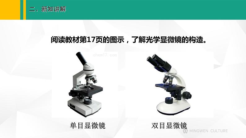 人教版（2024版）七年级生物上册课件 1.2.1 学习使用显微镜03