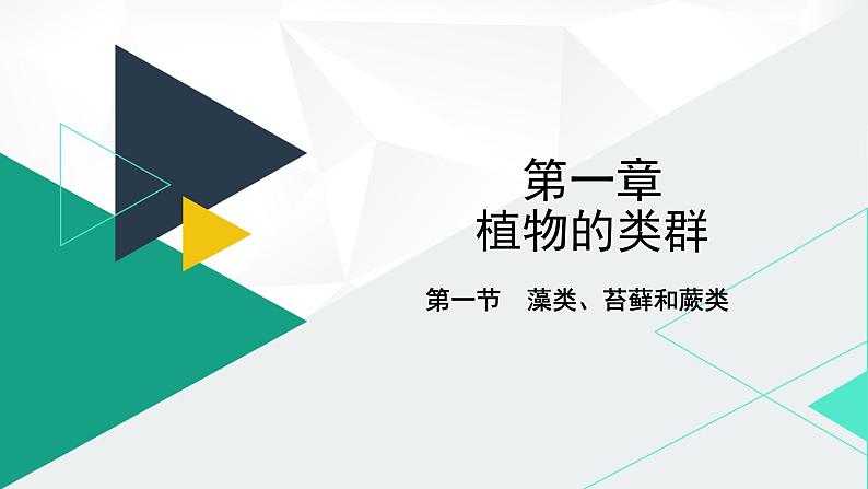 人教版（2024版）七年级生物上册课件 2.1.1  藻类、苔藓和蕨类植物01