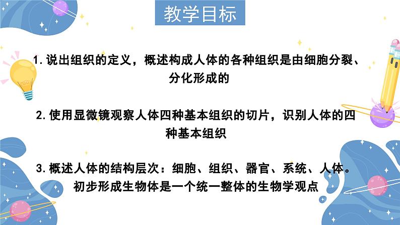 人教版生物七年级上册 1.3.2  动物体的结构层次 同步课件03