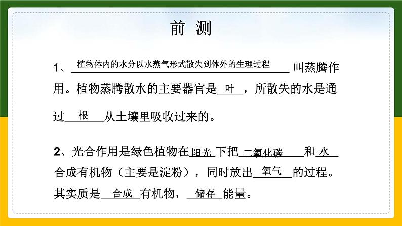 北师大版生物七年级上册 3.4.4 运输作用 教学课件第2页