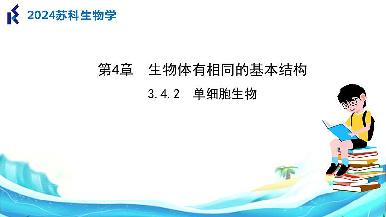 苏科版生物七年级上册 3.4.2单细胞生物 同步课件01