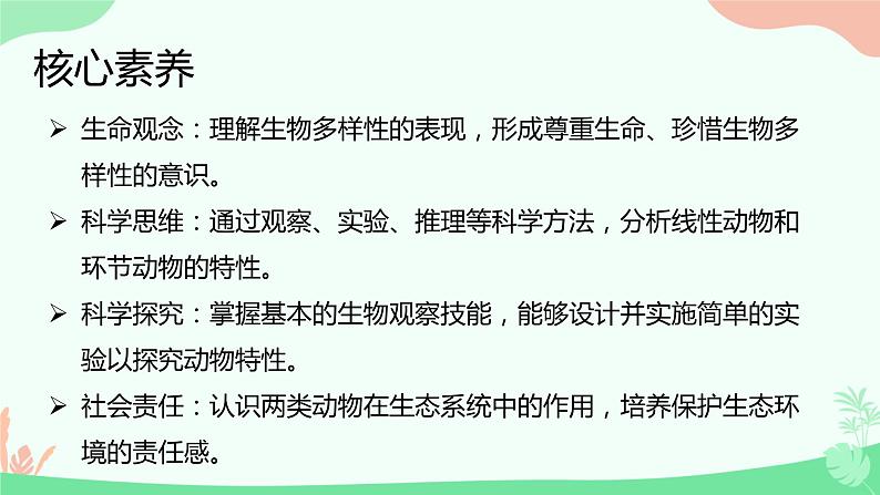 【核心素养】人教版初中生物八年级上册5.1.2《线形动物和环节动物》课件＋课时练习＋教案（含教学反思）02