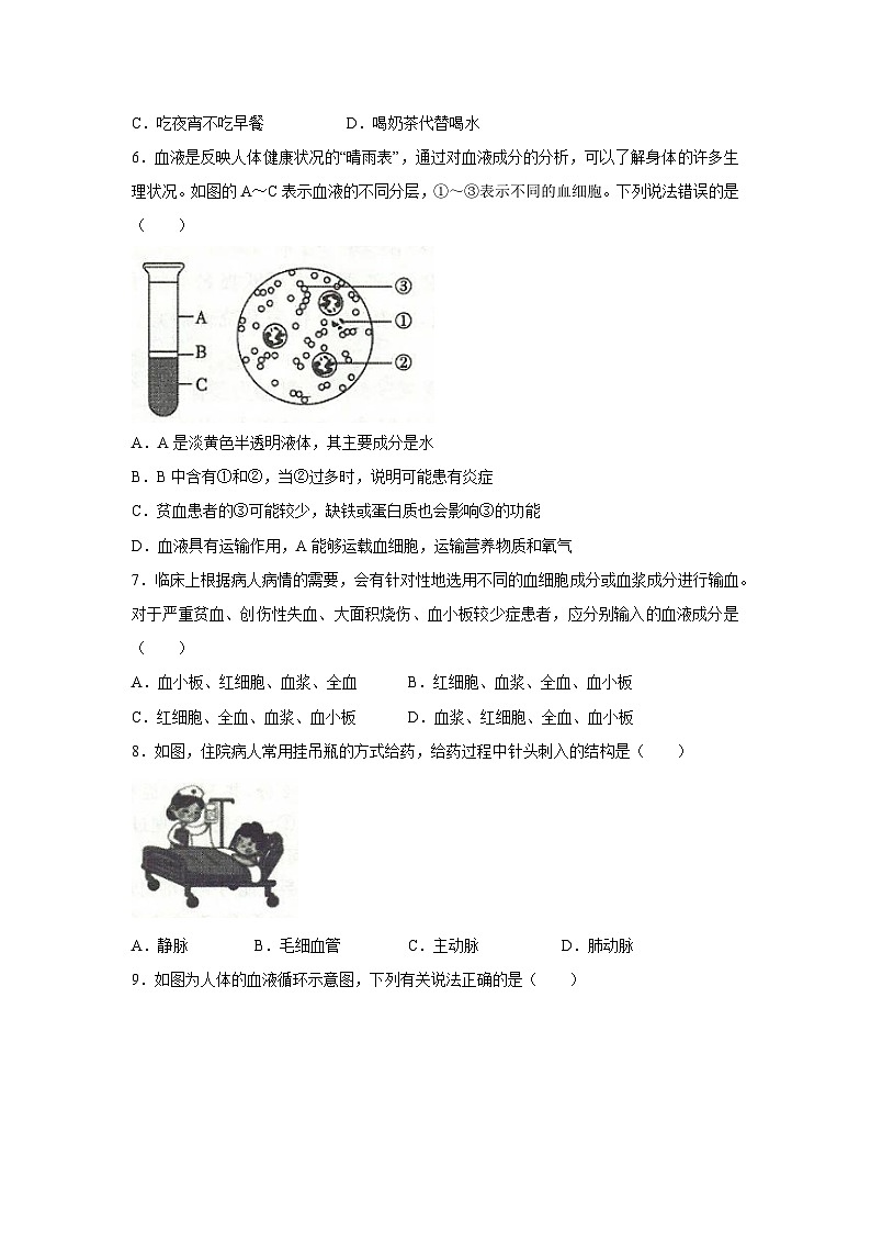 [生物][期末]安徽省阜阳市太和县2023-2024学年七年级下学期期末考试试题第2页