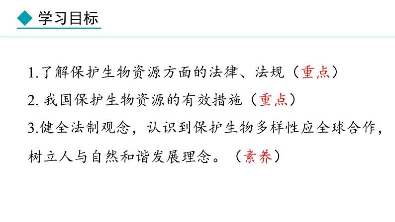 2.4.2  生物资源的保护 课件--2024-2025学年冀少版生物七年级上册02