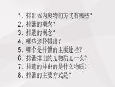 鲁教版（五四制）初中生物七年级上册 第5章 人体内废物的排出复习  课件
