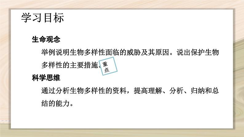 6.3  保护生物的多样性-2024-2025学年生物八年级上册同步备课高效课件第2页