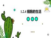 1.2.4细胞的生活 教学课件 人教版生物七年级 上册