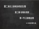 2.2.1 无脊椎动物 课件-2024-2025学年人教版生物七年级上册