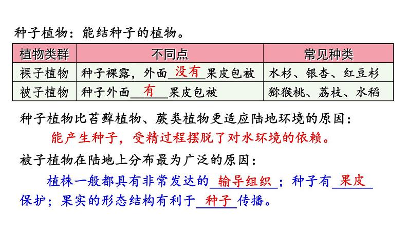 第2单元 多种多样的生物 单元小结 课件-2024-2025学年人教版生物七年级上册06