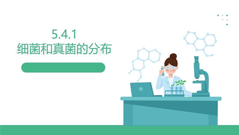 人教版八年级生物上学期  5.4.1《细菌和真菌的分布》课件+素材01