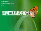 【北师大版】七上生物  3.4.6植物在生物圈中的作用  课件