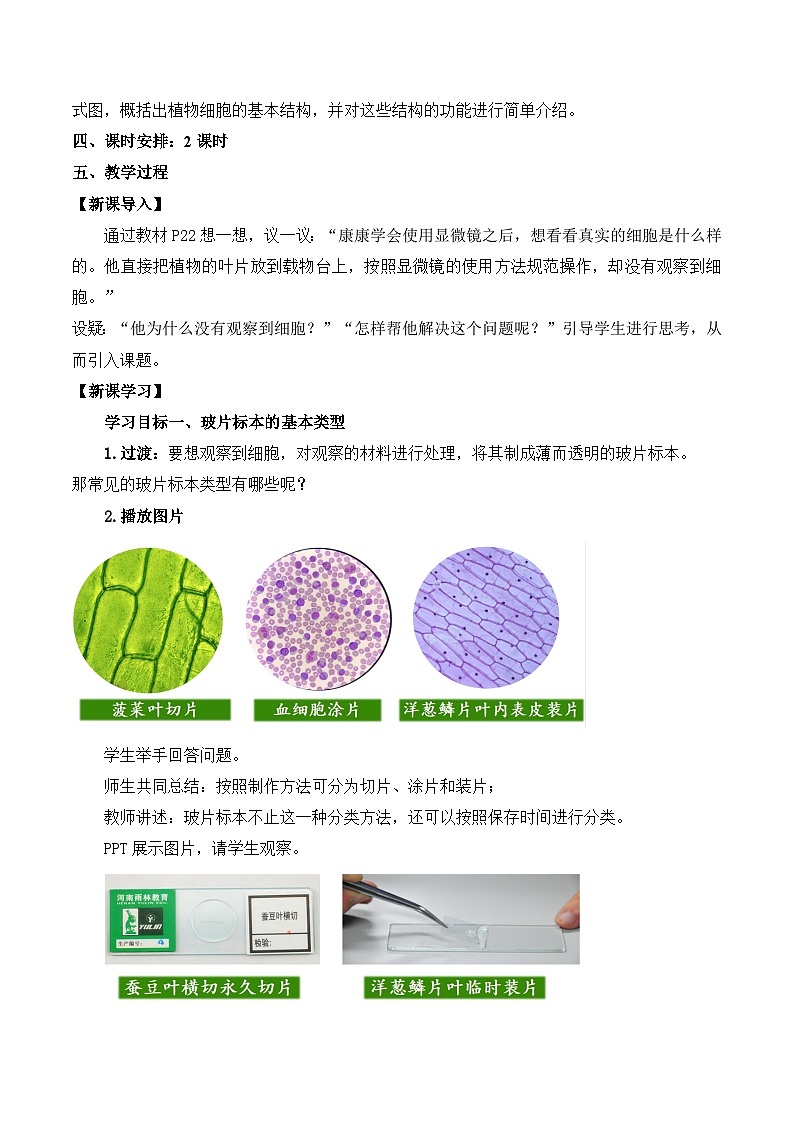 【核心素养】人教版生物七年级上册 1.2.2 植物细胞（教学课件+同步教案+同步练习）02