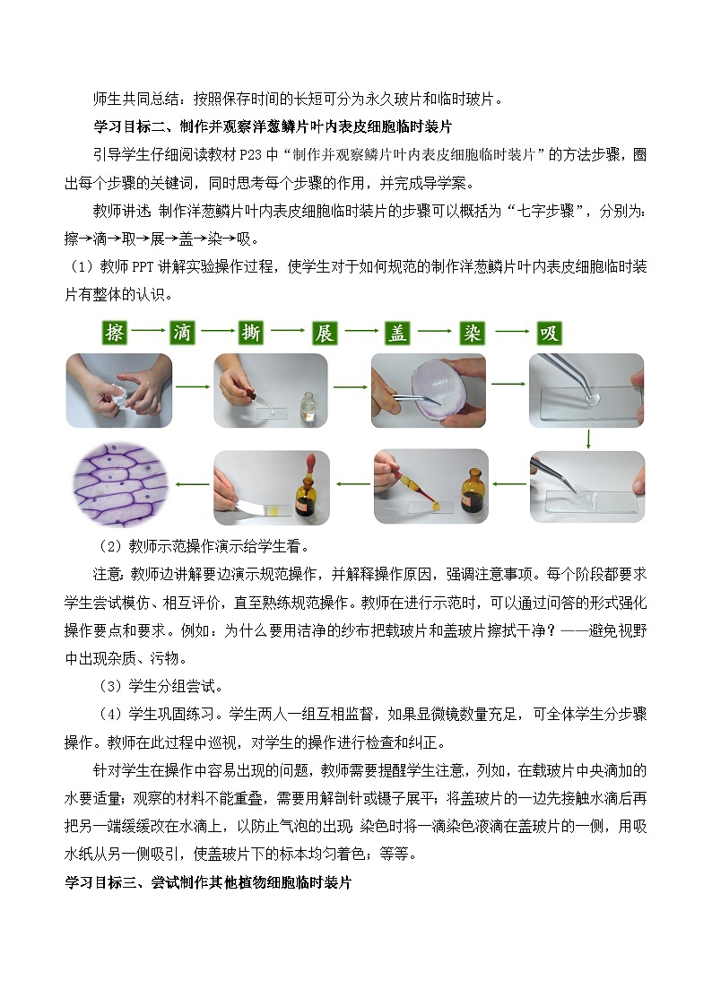 【核心素养】人教版生物七年级上册 1.2.2 植物细胞（教学课件+同步教案+同步练习）03