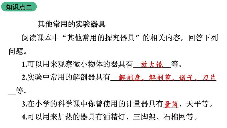 苏教版生物七上1.2.1《探索生命的器具》第2课时 课件05