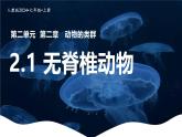 新人教版（2024）生物七年级上册--2.2.1无脊椎动物（课件）