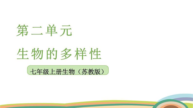 苏教版（2024）七年级生物上册课件 2.3.1 藻类和苔藓植物、蕨类植物01