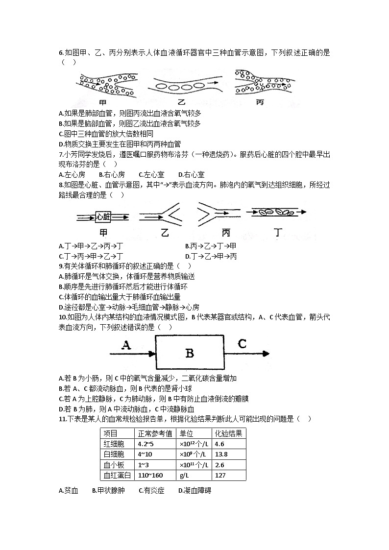 江苏省徐州市新沂市2023-2024学年八年级上学期期中生物试题02