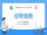 人教版生物（2024）七年级上册第一单元生物和细胞第二章认识细胞第三节动物细胞 课件