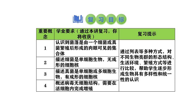 2025中考生物一轮复习课件 第24讲 细菌、真菌和病毒的特征课件02