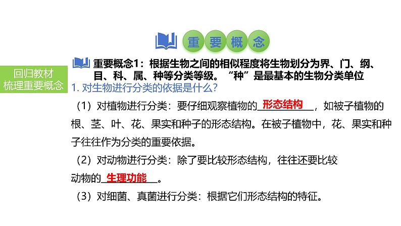 2025中考生物一轮复习课件 第26讲 生物的多样性及其保护课件04