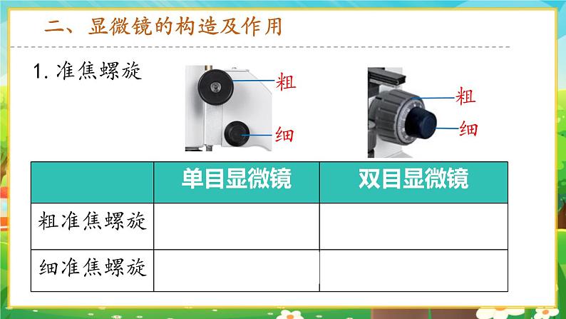 【新教材新课标】人教版生物七上1.2.1 学习使用显微镜 课件+教案+习题（含答案）07