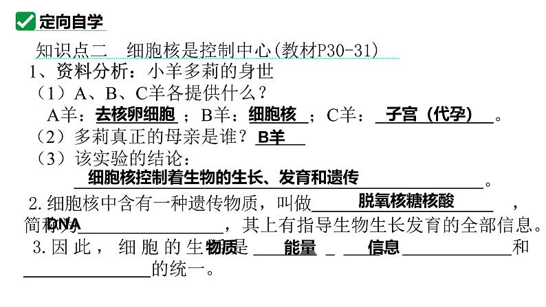 人教版生物七年级上册1.2.4《细胞的生活》教学课件06