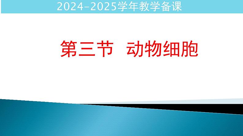 人教版（2024）生物七年级上册1.2.3《动物细胞》课件01