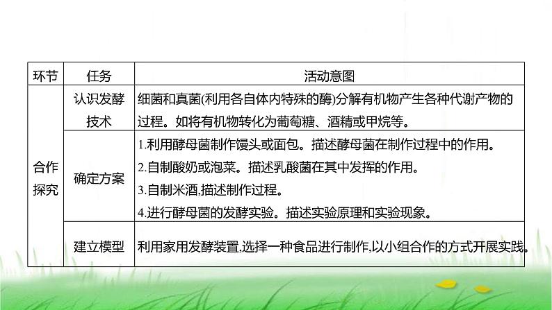 人教版七年级生物上册综合实践项目2利用细菌或真菌制作发酵食品课件03