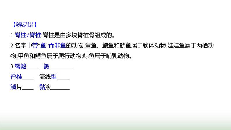 人教版八年级生物上册第五单元第一章第四节鱼课件第6页