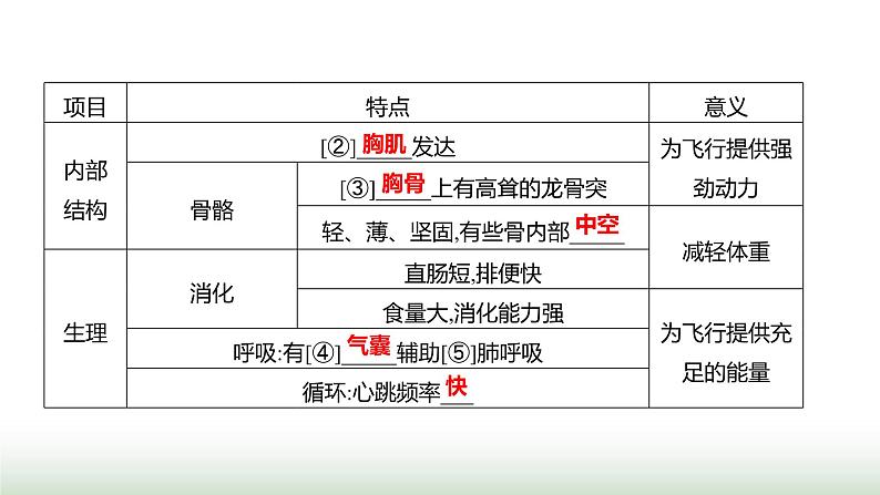 人教版八年级生物上册第五单元第一章第六节鸟课件第3页