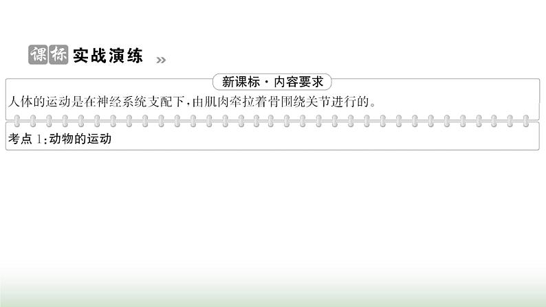 人教版八年级生物上册第五单元复习课(二)课件第5页