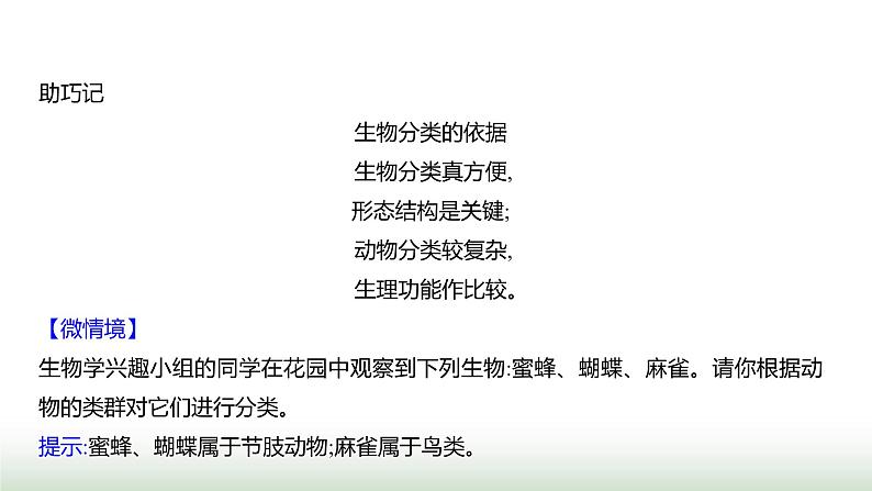 人教版八年级生物上册第六单元第一章第一节尝试对生物进行分类课件第6页