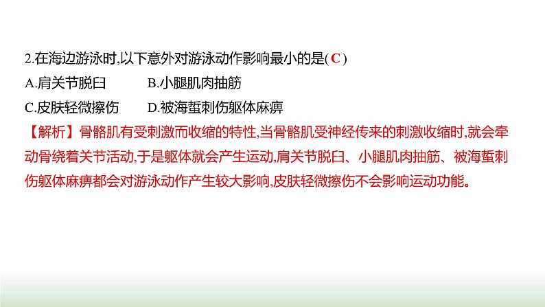 人教版八年级生物上册阶段质量测评卷(二)课件第4页