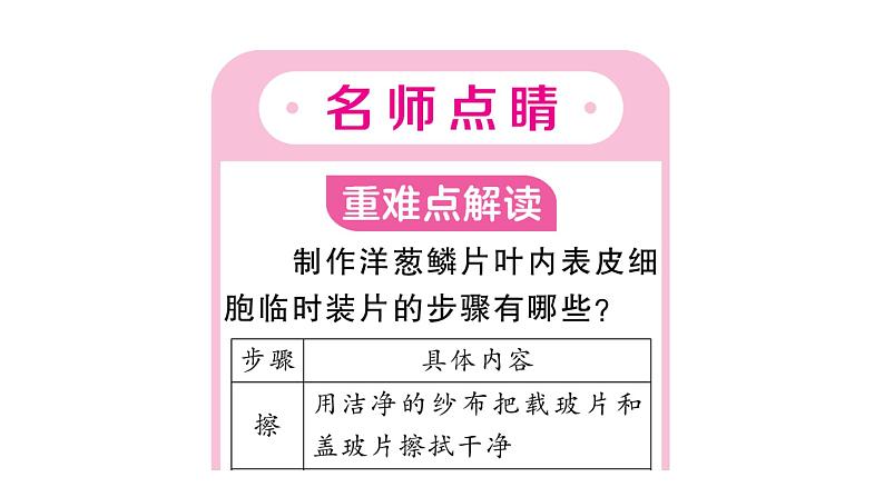 1.2.2 植物细胞 习题课件--2024-2025学年人教版（2024）生物七年级上册第2页