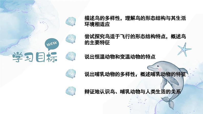 2.2.2脊椎动物——（三）鸟和哺乳动物课件--2024-2025学年人教版（2024）生物七年级上册02