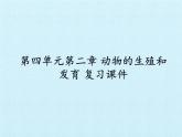 济南版生物八年级上册2动物的生殖和发育 复习课件