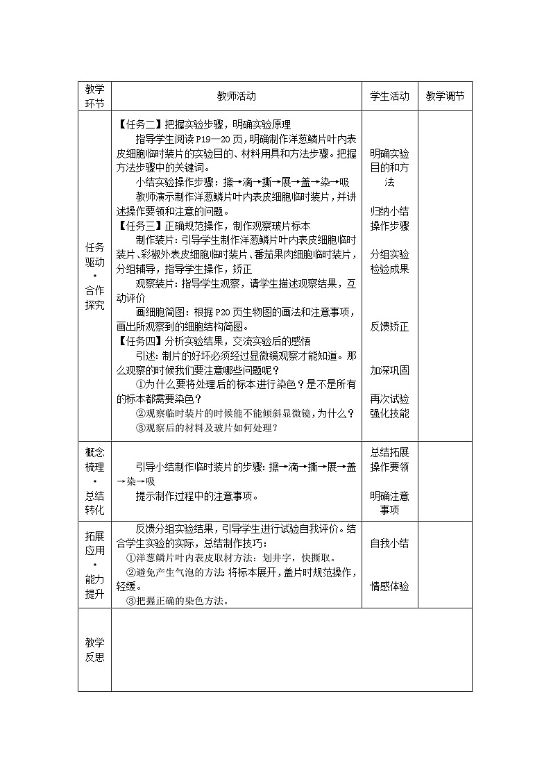 1.2.2 植物细胞（教学设计）第2页